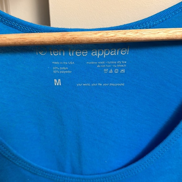Ten Tree Tank Blue Size Large - Picture 2 of 3